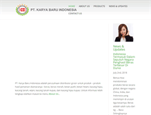 Tablet Screenshot of karyabaruindonesia.com